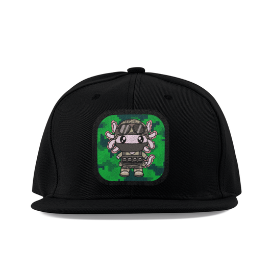 Gorra Unisex Plana Axolotzin Militar