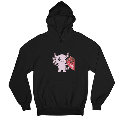 Hoodie Axolotzin Love You Ajolote Unisex