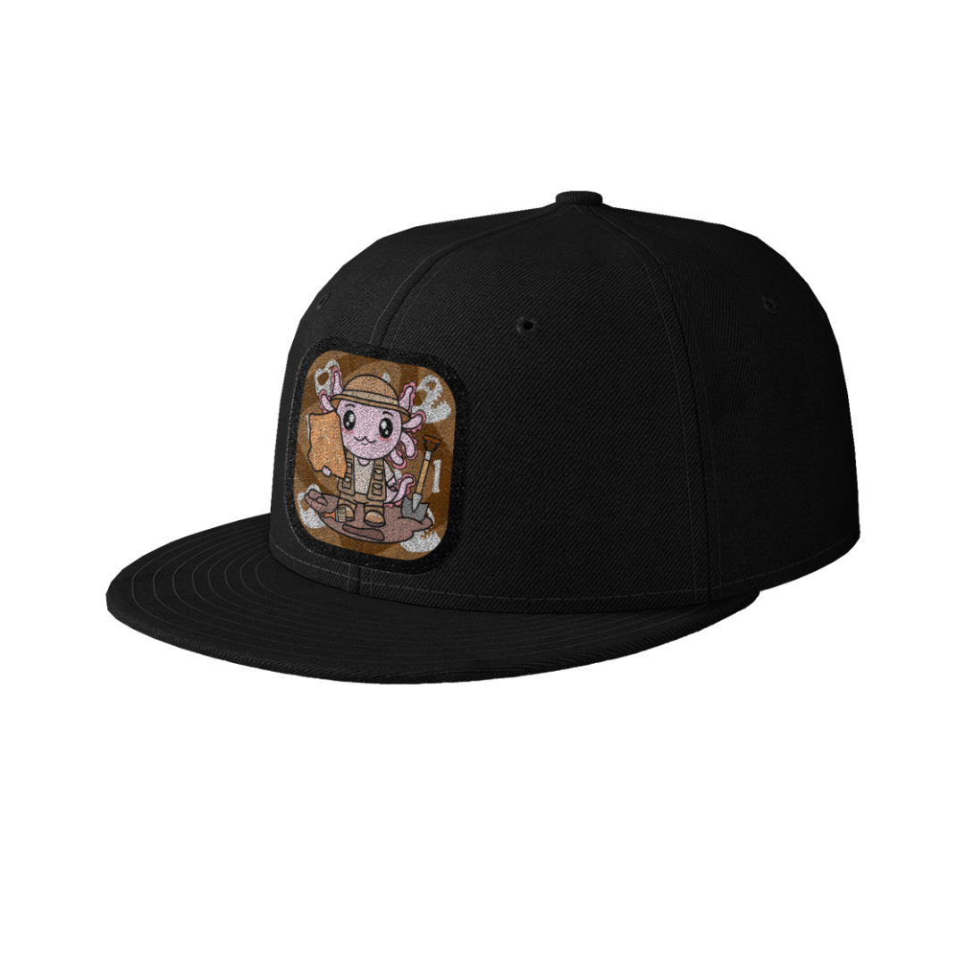 Gorra Unisex Plana Axolotzin Arqueologo