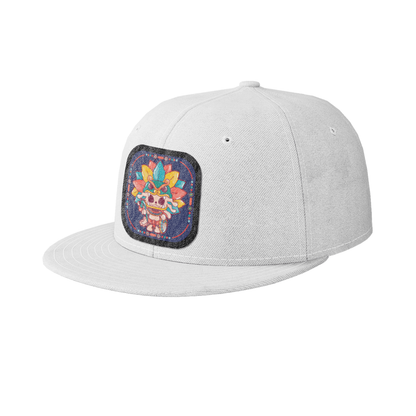 Gorra Unisex Plana Ajolote Quetzalcoatl