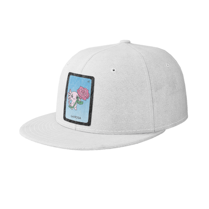 Gorra Unisex Plana Axoloteria La Rosa Ajolote