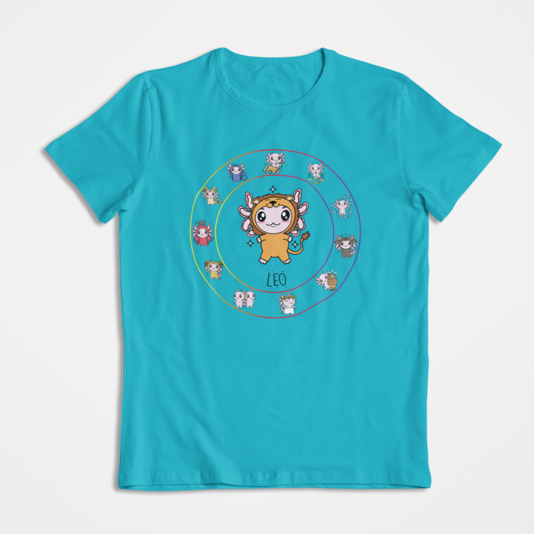 Playera Horoscopos Leo Axolotzin Ajolote