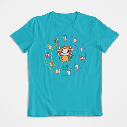 Playera Horoscopos Leo Axolotzin Ajolote
