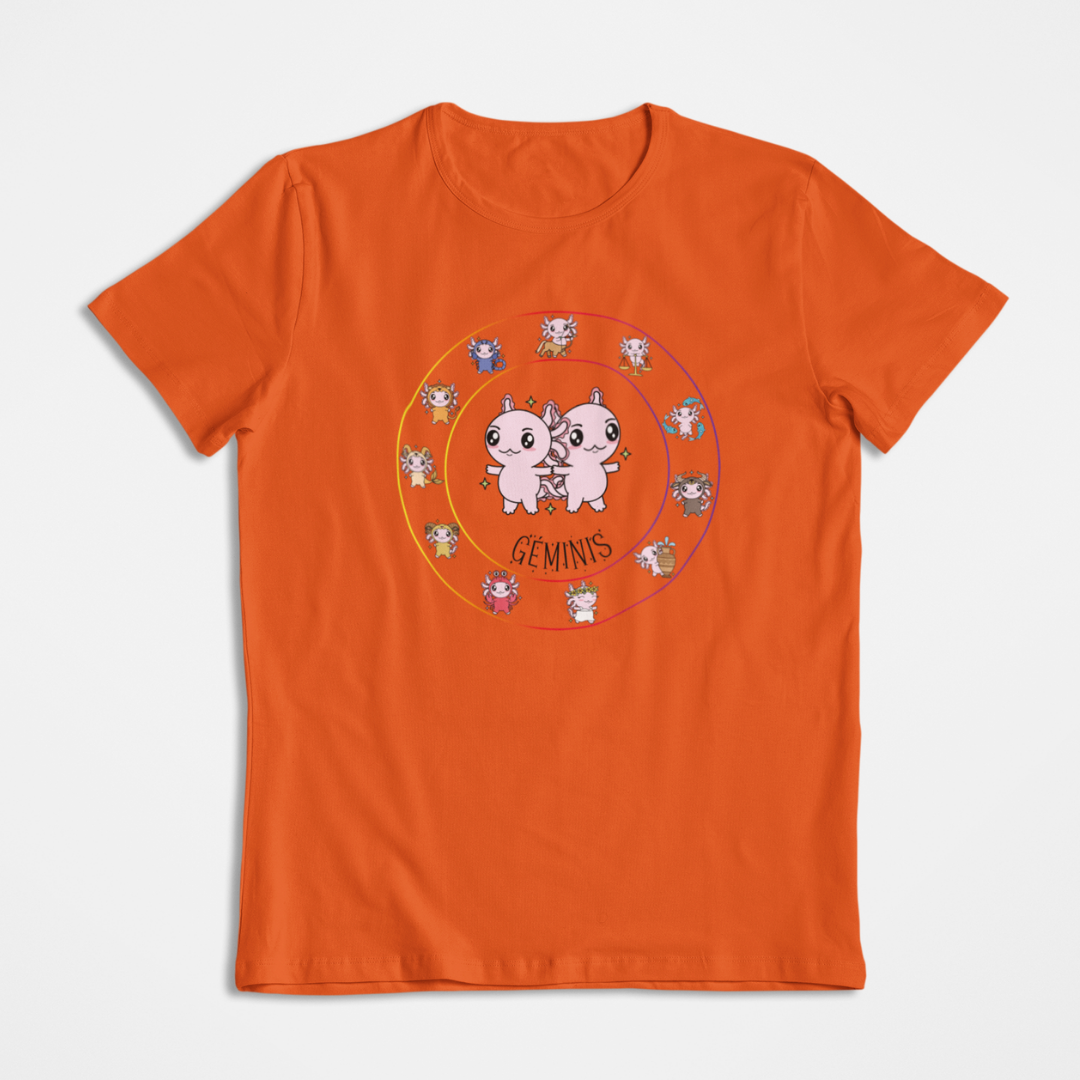 Playera Horoscopos Geminis Axolotzin Ajolote