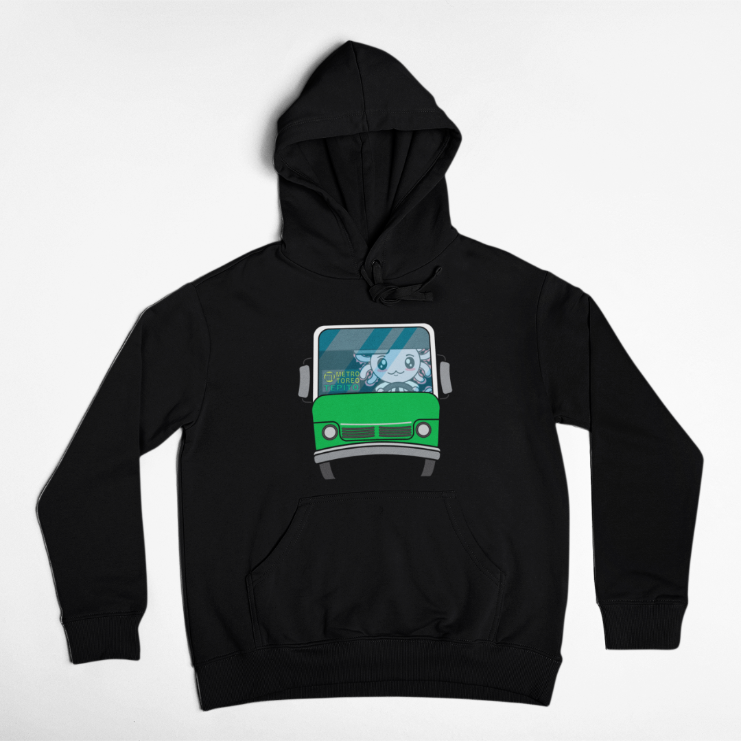 Hoodie Axolotzin Microbusero Ajolote Unisex