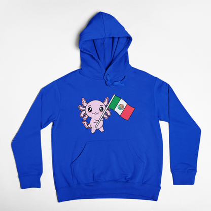 Hoodie Axolotzin Bandera Ajolote Unisex