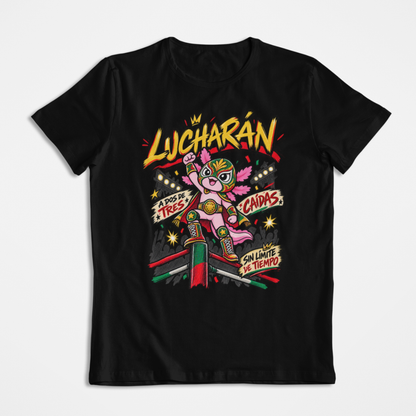 Playera Ajolotito Lucharán