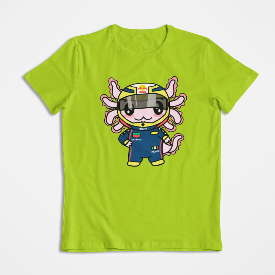 Playera Axolotzin Piloto De Carreras Ajolote