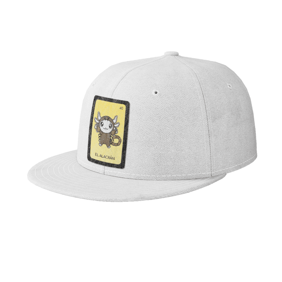 Gorra Unisex Plana Axoloteria El Alacrán Ajolote