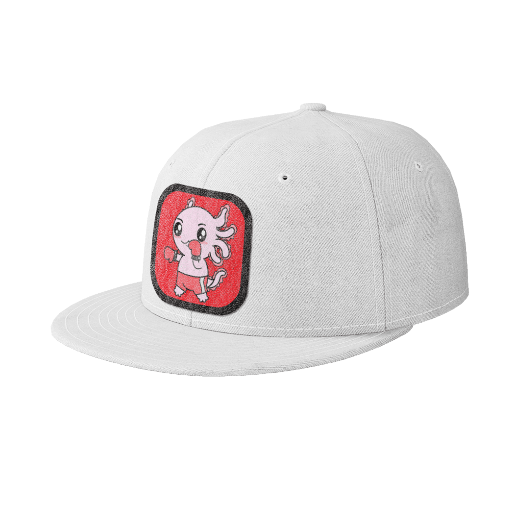 Gorra Unisex Plana Axolotzin Boxeador