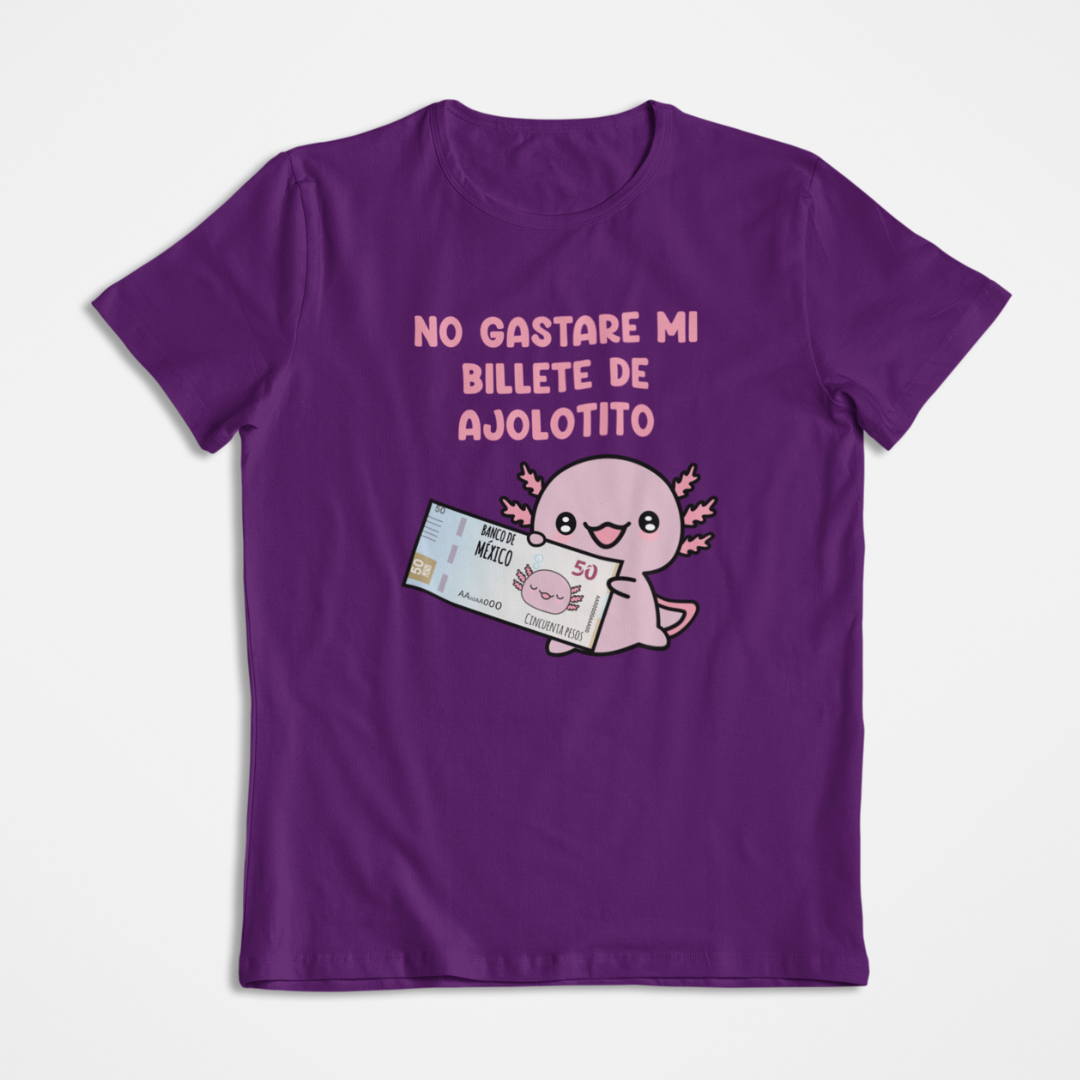 Playera Ajolote Billete Xo The Monster