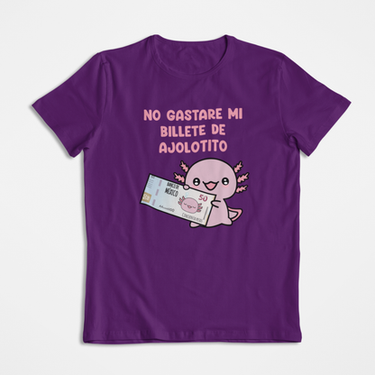 Playera Ajolote Billete Xo The Monster