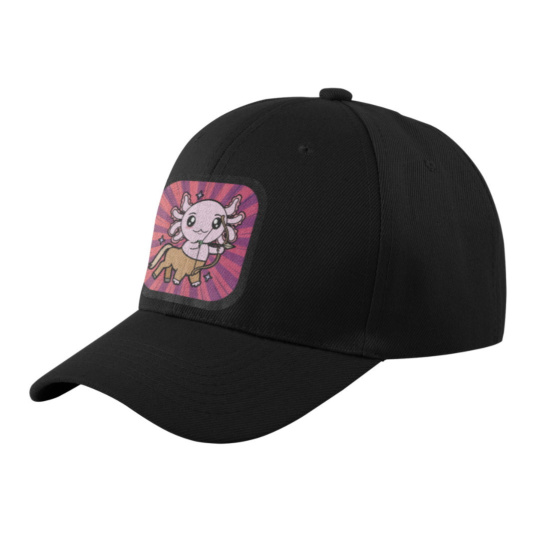 Gorra Unisex Curva Axolotzin Horoscopos Sagitario Ajolote