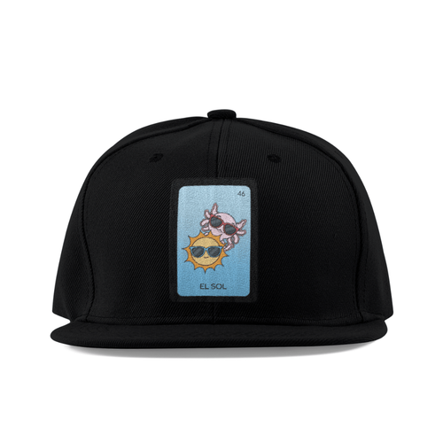 Gorra Unisex Plana Axoloteria El Sol Ajolote