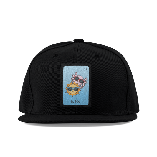 Gorra Unisex Plana Axoloteria El Sol Ajolote