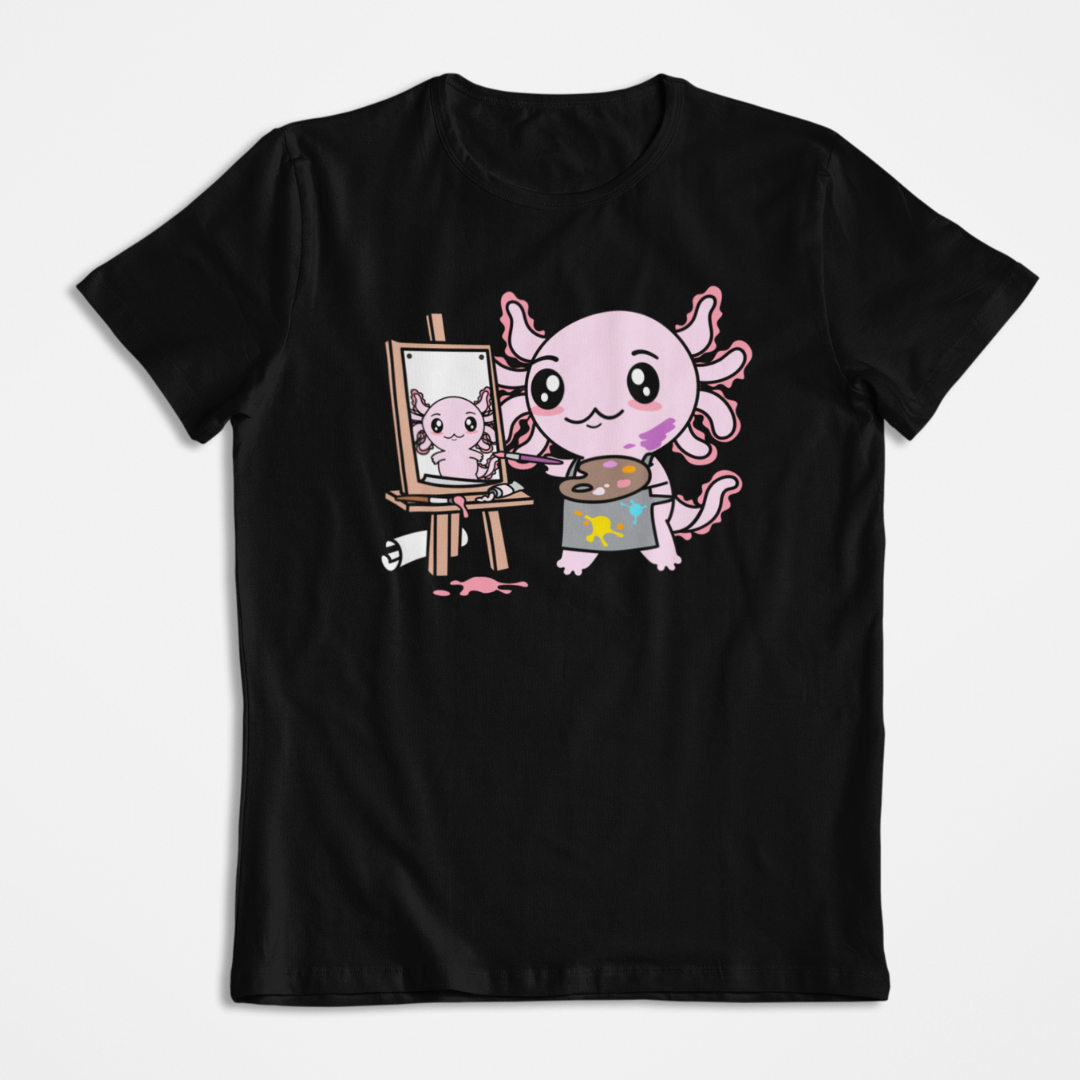 Playera Axolotzin Autorretrato Ajolote