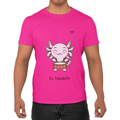 Playera Axoloteria El Tambor Ajolote Adulto E Infantil