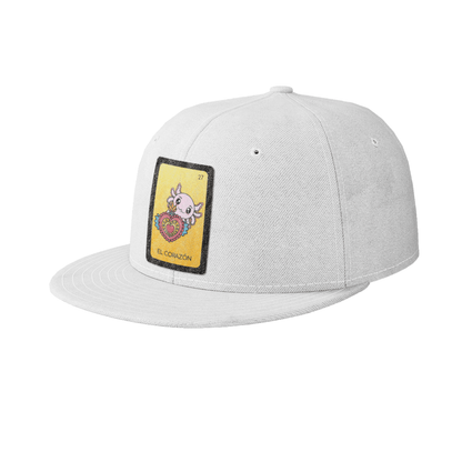 Gorra Unisex Plana Axoloteria El Corazón Ajolote