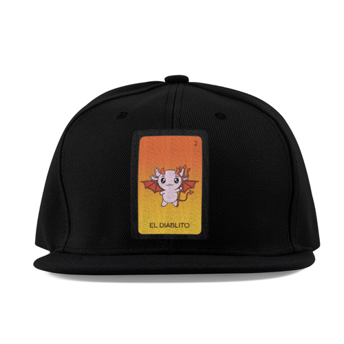 Gorra Unisex Plana Axoloteria El Diablito Ajolote