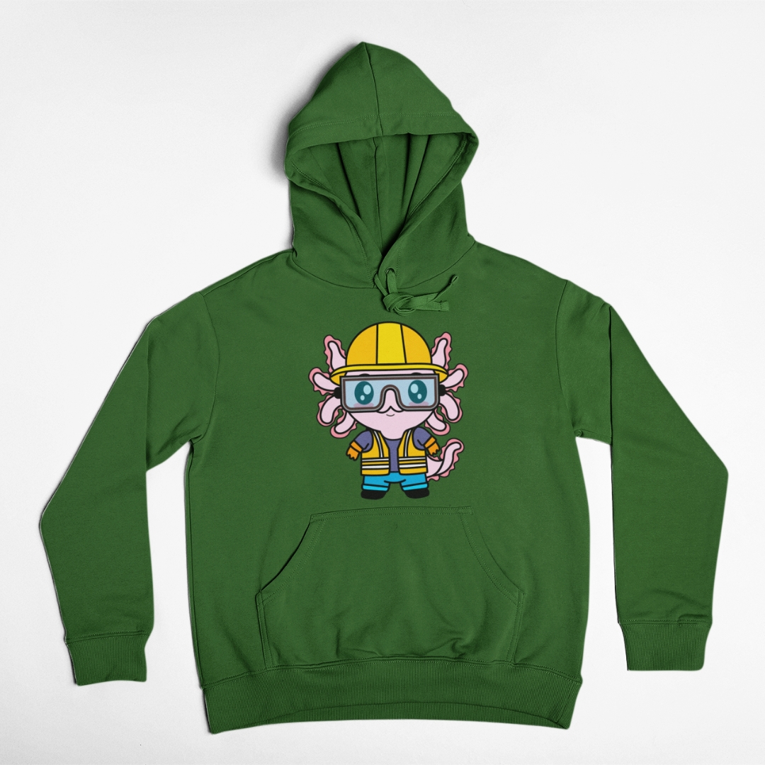 Hoodie Axolotzin Constructor Ajolote Unisex