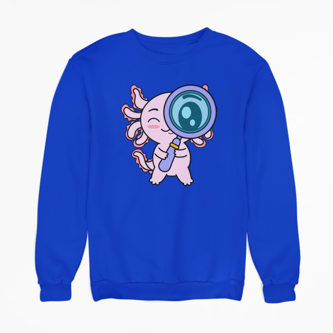 Sudadera Axolotzin Curioso Ajolote Unisex