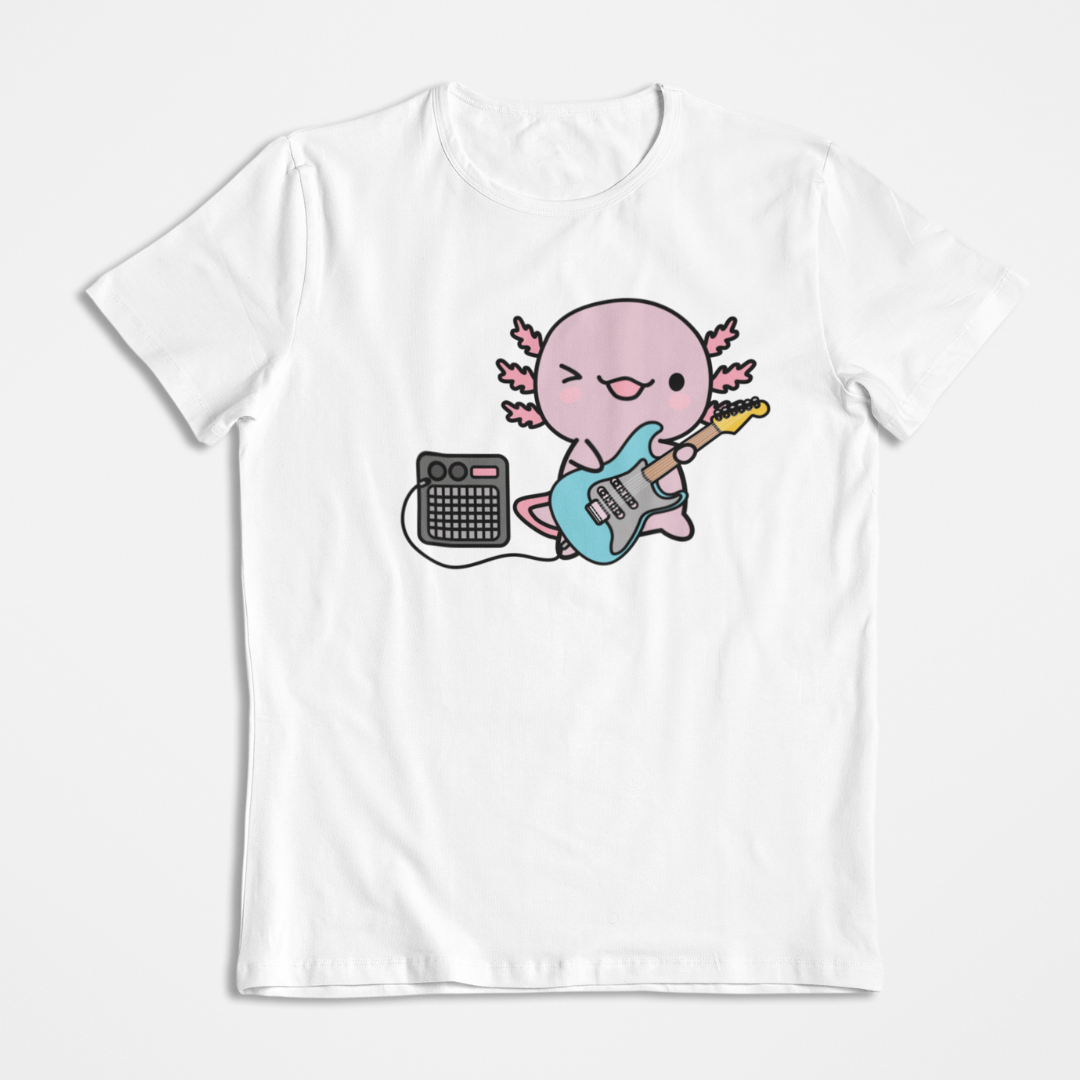 Playera Ajolote Guitarrista Xo The Monster