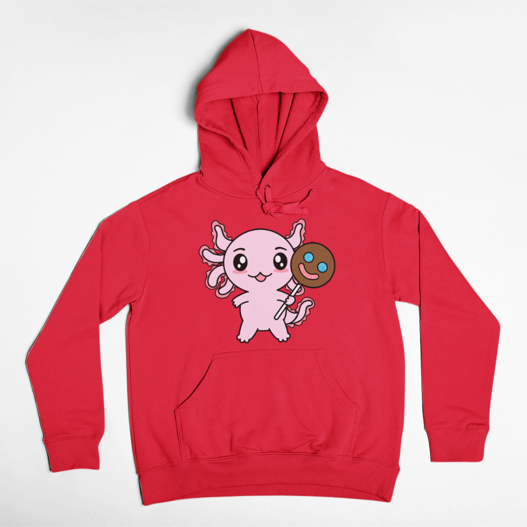 Hoodie Axolotzin Sonrisa Ajolote Unisex