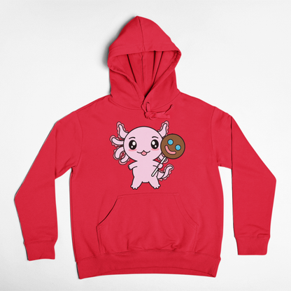 Hoodie Axolotzin Sonrisa Ajolote Unisex