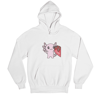 Hoodie Axolotzin Love You Ajolote Unisex