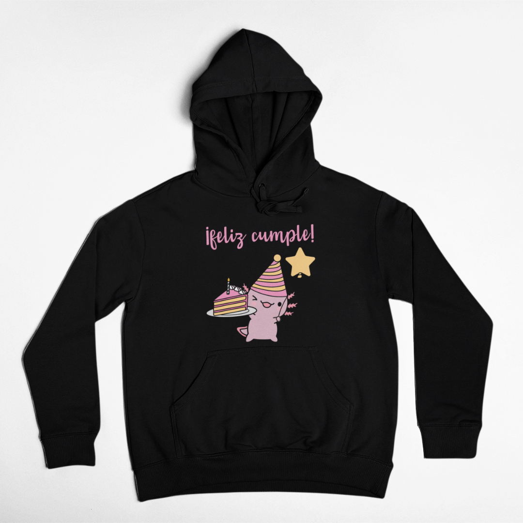 Hoodie Ajolote Feliz Cumple Xo The Monster