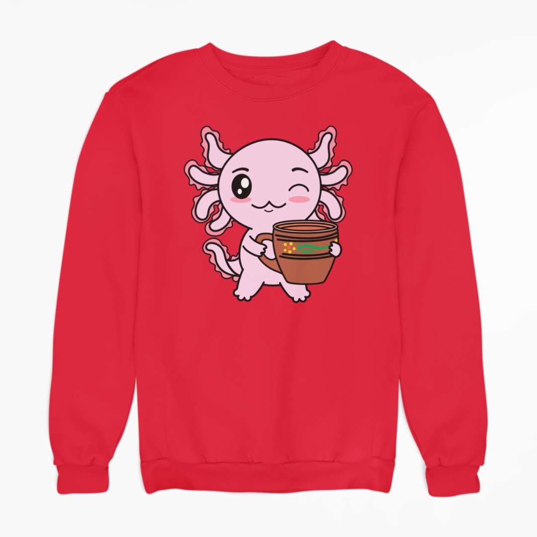 Sudadera Axolotzin Pulquero Ajolote Unisex