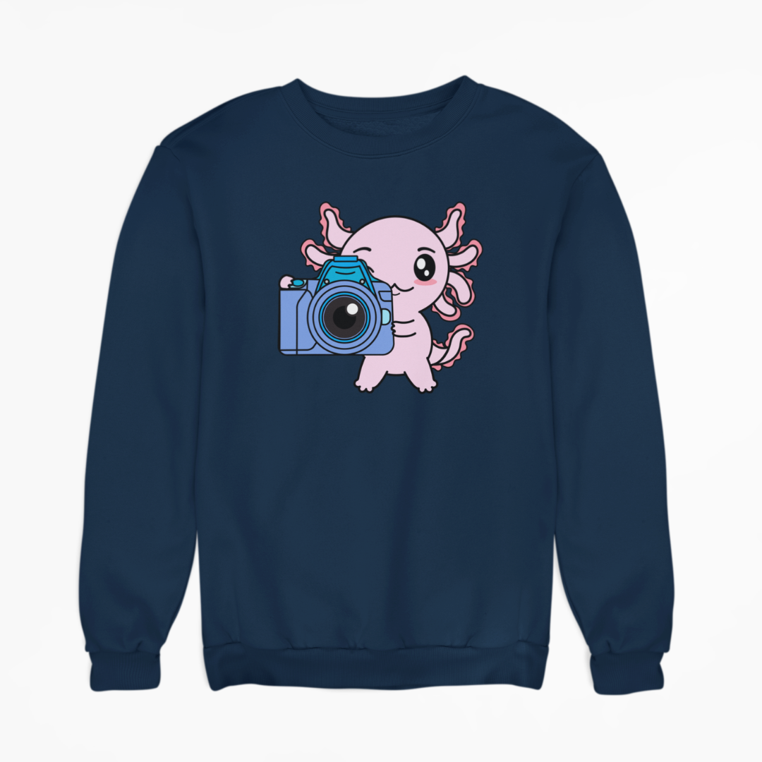 Sudadera Axolotzin Fotografo Ajolote Unisex