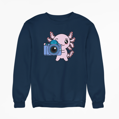 Sudadera Axolotzin Fotografo Ajolote Unisex