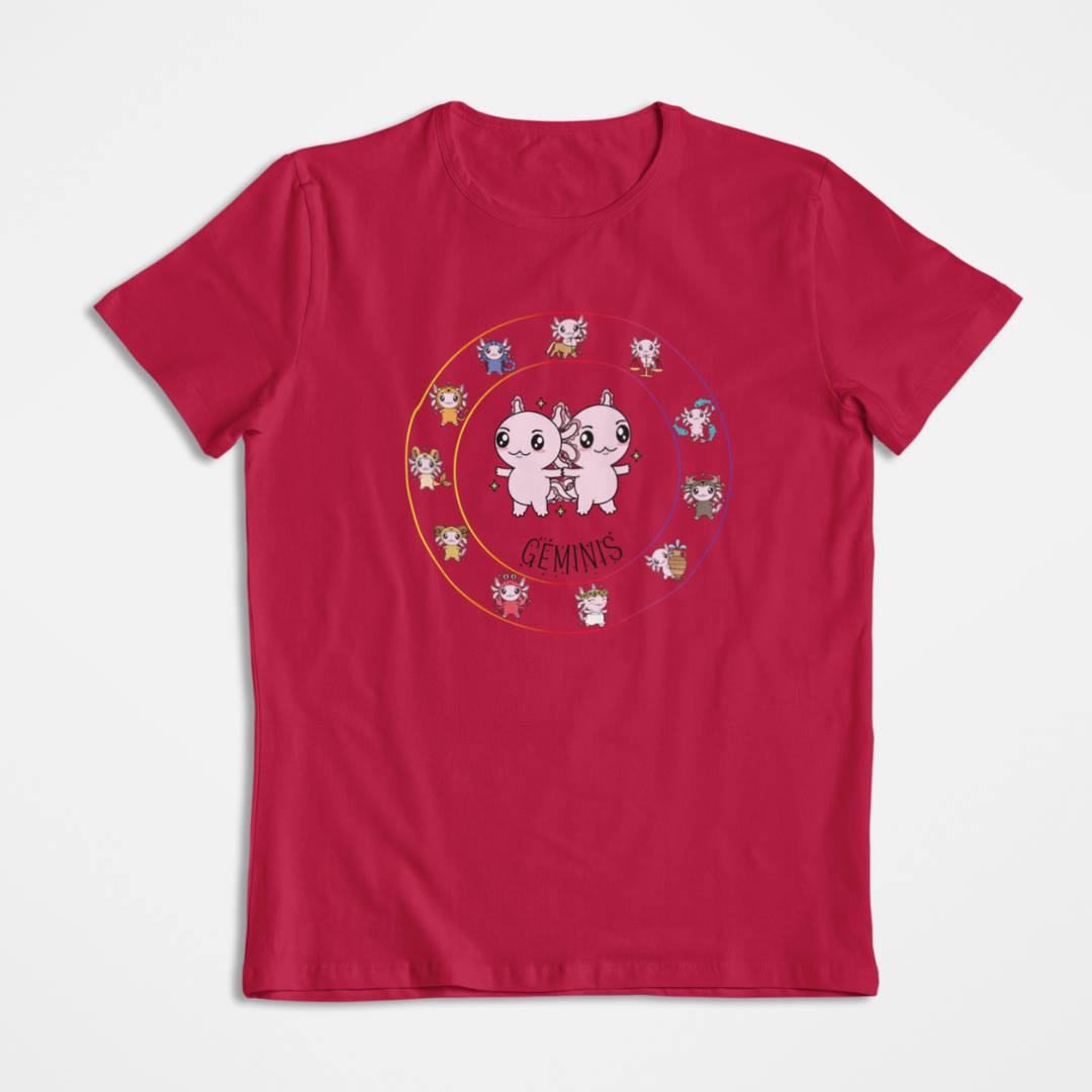Playera Horoscopos Geminis Axolotzin Ajolote
