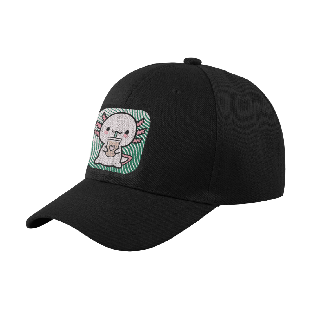 Gorra Unisex Curva Ajolote Bebiendo  Xo The Monster