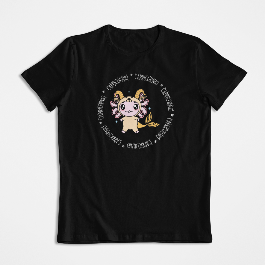 Playera Axolotzin Horoscopos Aro Capricornio Ajolote