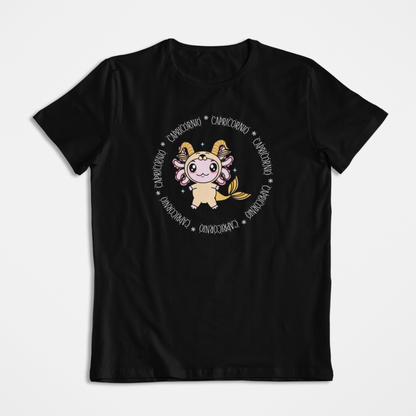 Playera Axolotzin Horoscopos Aro Capricornio Ajolote