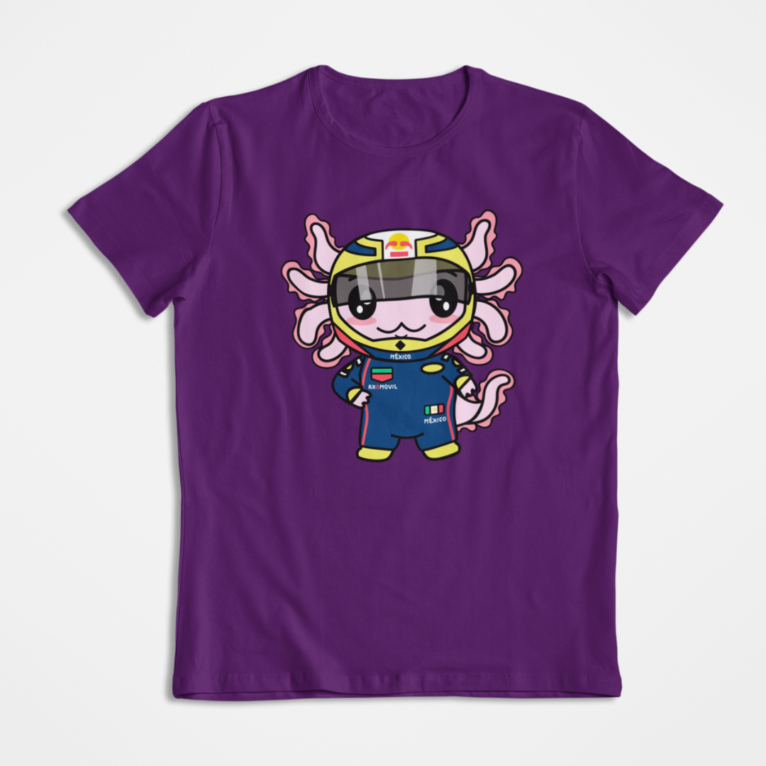 Playera Axolotzin Piloto De Carreras Ajolote