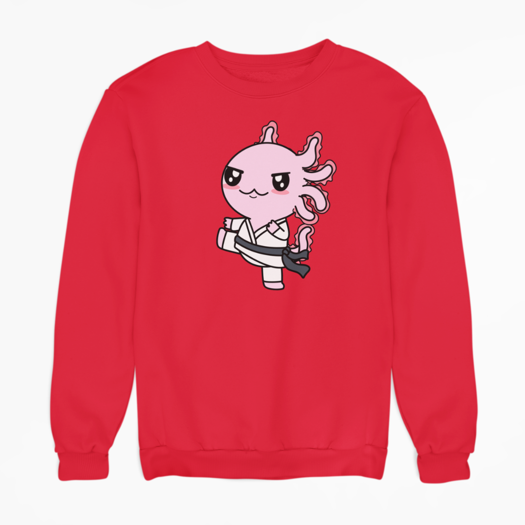 Sudadera Axolotzin Karateka Ajolote Unisex