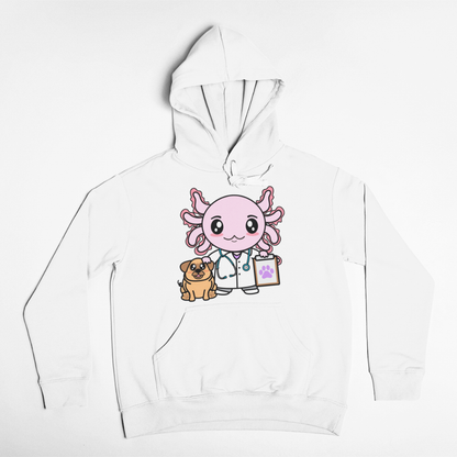 Hoodie Axolotzin Veterinario Ajolote Unisex