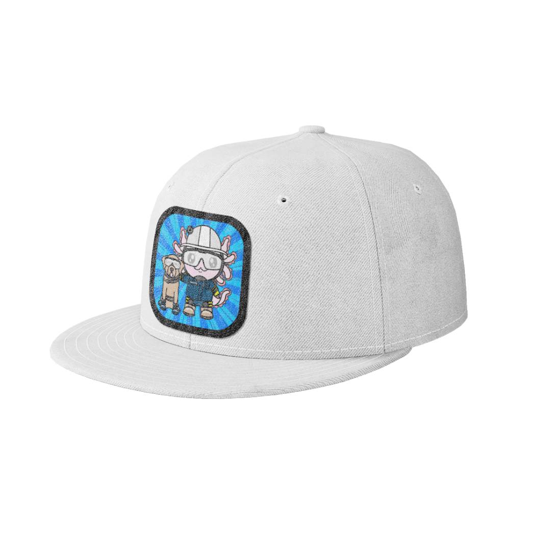 Gorra Unisex Plana Axolotzin Rescatista Ajolote