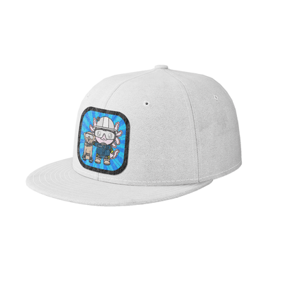Gorra Unisex Plana Axolotzin Rescatista Ajolote