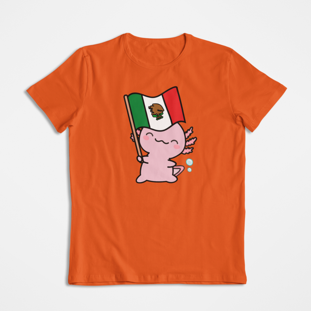 Playera Ajolote Y Su Bandera Xo The Monster