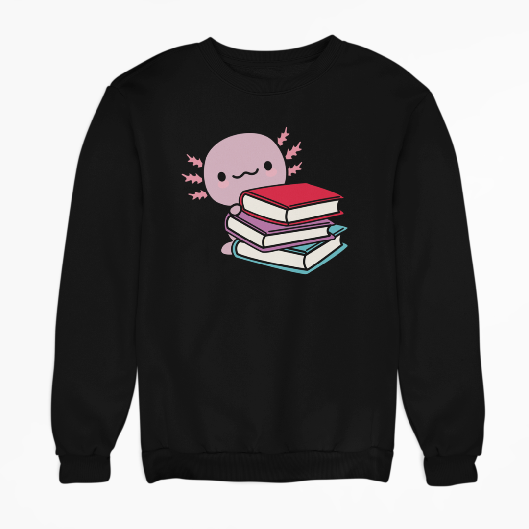 Sudadera Ajolote Lector Xo The Monster