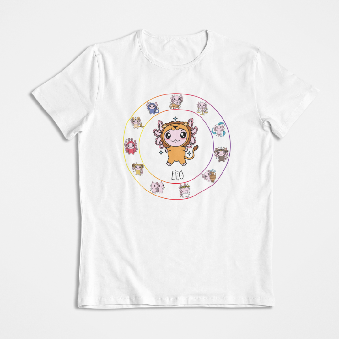 Playera Horoscopos Leo Axolotzin Ajolote