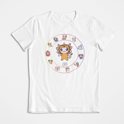 Playera Horoscopos Leo Axolotzin Ajolote