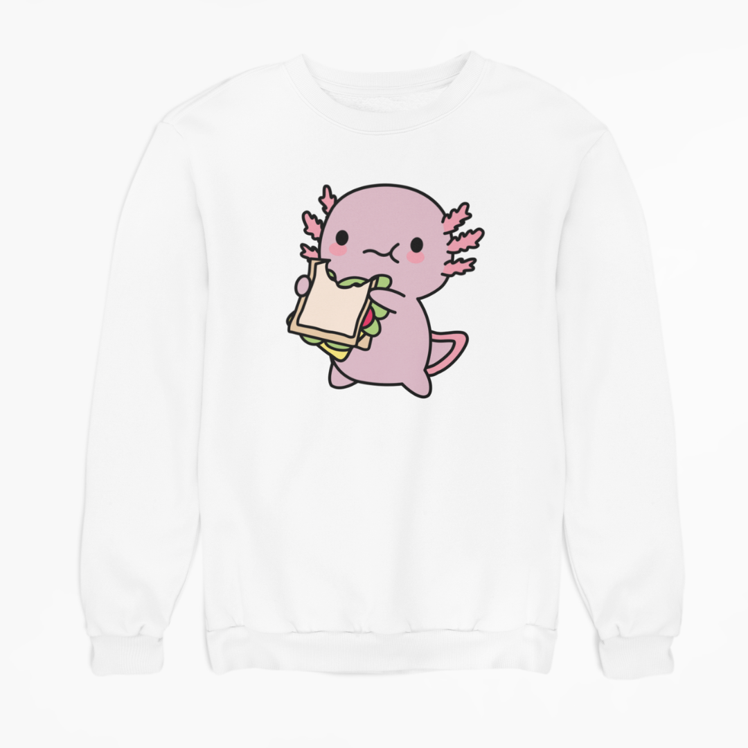 Sudadera Ajolote Almorzando Xo The Monster