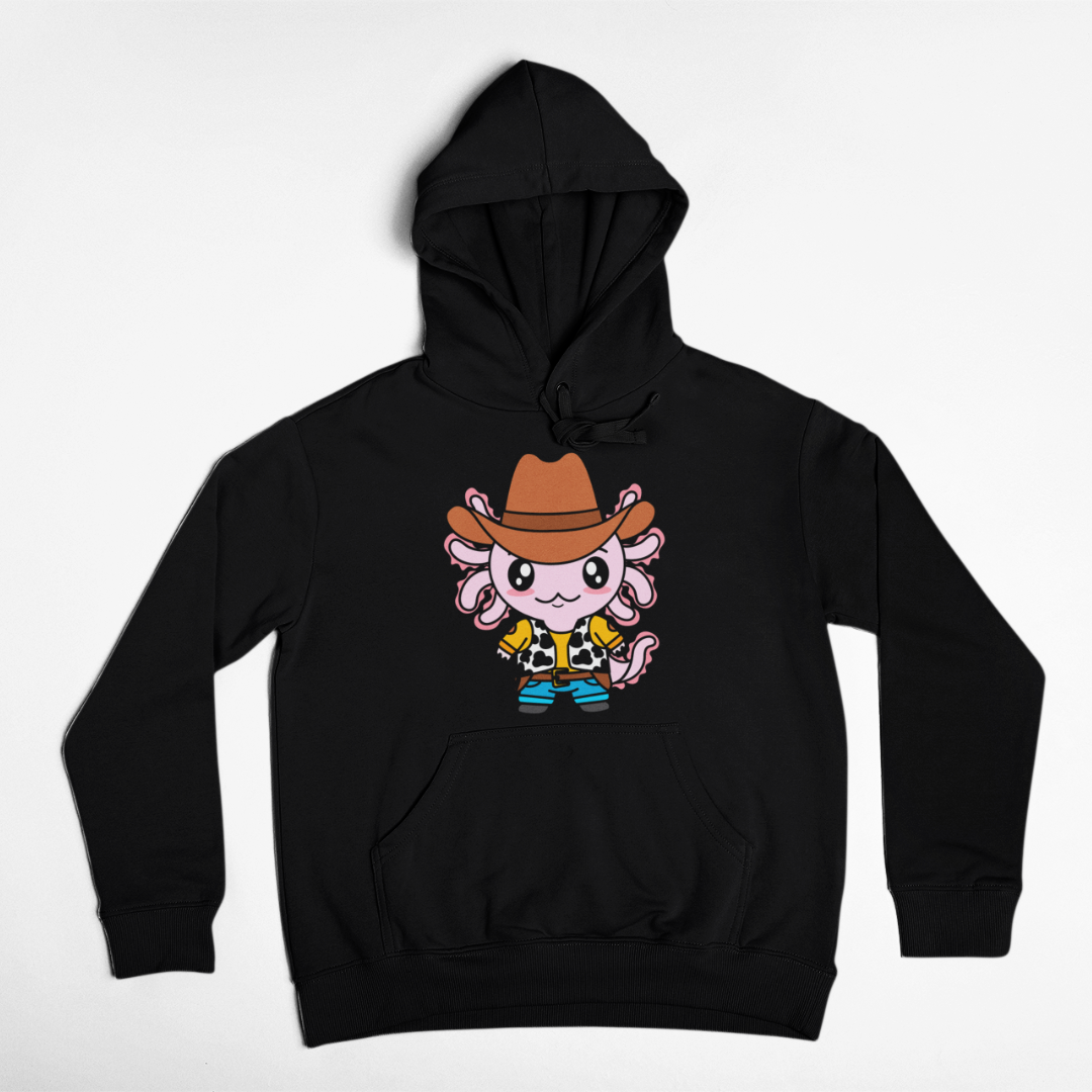 Hoodie Axolotzin Vaquero Ajolote Unisex