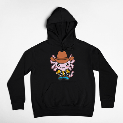 Hoodie Axolotzin Vaquero Ajolote Unisex