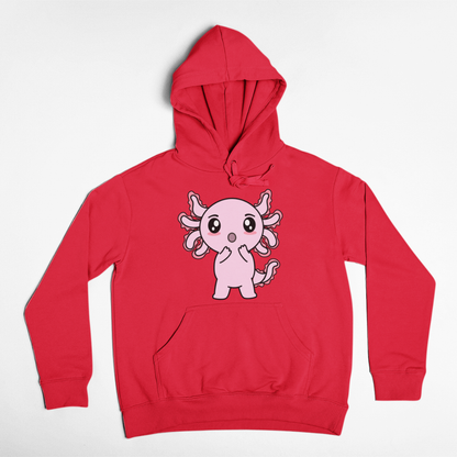 Hoodie Axolotzin Sorprendido Ajolote Unisex